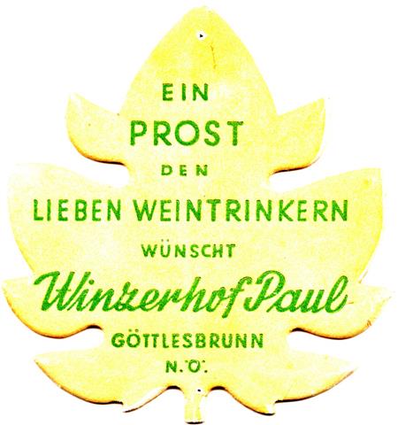 g�ttlesbrunn-arbesthal n�-a winzerhofpaul 1a (sofo200-ein prost-gr�norange)